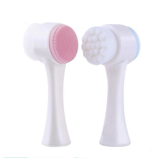 Pure Glow Double-Sided Silicone Facial Brush